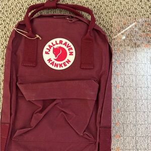 Backpack burgundy brand new